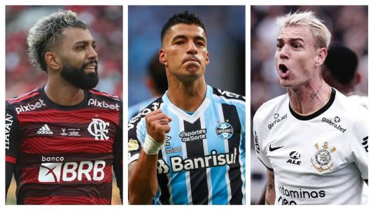 Gabigol, Suárez e Róger Guedes entram em campo hoje no Brasileirão