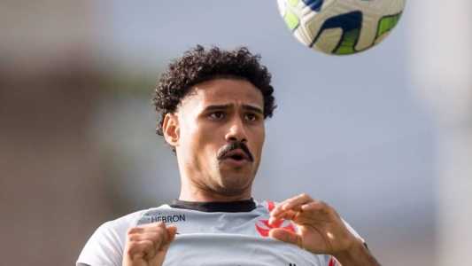 Gabriel Dias em treino no Vasco