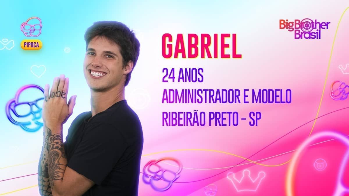 BBB 23: Gabriel diz que não tem medo de ser cancelado e se considera orgulhoso