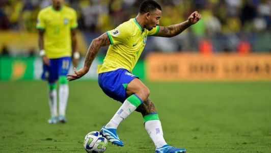 Gabriel Jesus em ação contra a Argentina, no Maracanã
