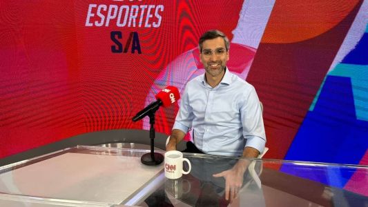 Gabriel Lima, CEO do Cruzeiro, em participação no CNN Esportes S/A