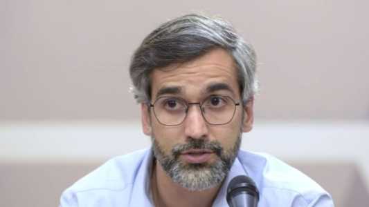 Gabriel Lima, diretor-executivo do Cruzeiro, durante audiência pública na Assembleia de Minas