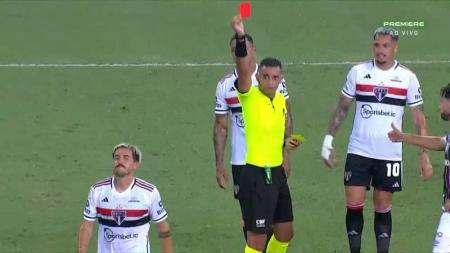 Gabriel Neves é expulso contra Fluminense e desfalca São Paulo