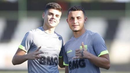 Gabriel Pec e Bruno Gomes são parceiros da base vascaína