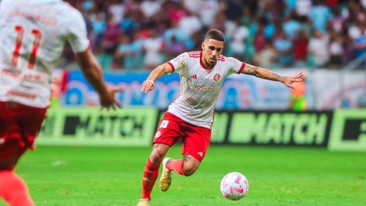 Gabriel sentiu dores no tornozelo durante a derrota para o Bahia