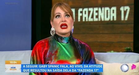 Gaby Spanic em entrevista ao Hoje em Dia após deixar A Fazenda 17