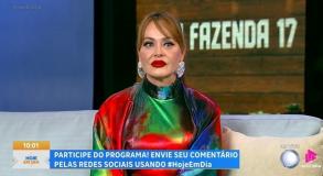 Gaby Spanic participou do Hoje em Dia após deixar A Fazenda 17