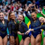 Após bronze em Paris, ginasta brasileira passa por cirurgia e anuncia pausa