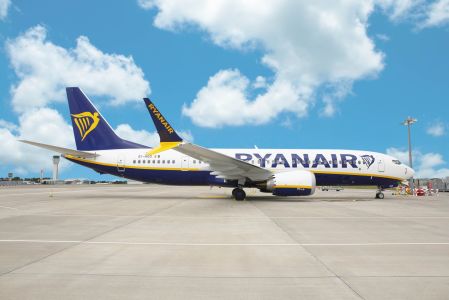 Aeronave da companhia aérea Ryanair