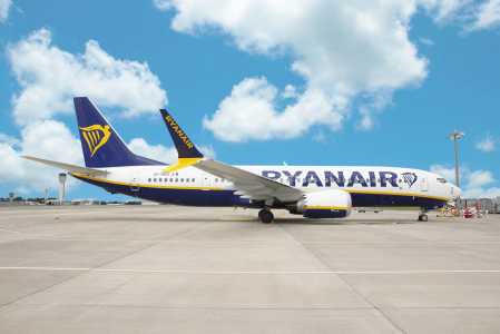 Aeronave da companhia aérea Ryanair