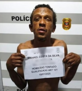 'Galo Cego' pode responder por homicídio tentado qualificado pela morte de José Marconi de Brito Lima, de 57 anos.
