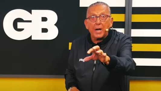 Galvão Bueno durante programa nesta segunda-feira (19)