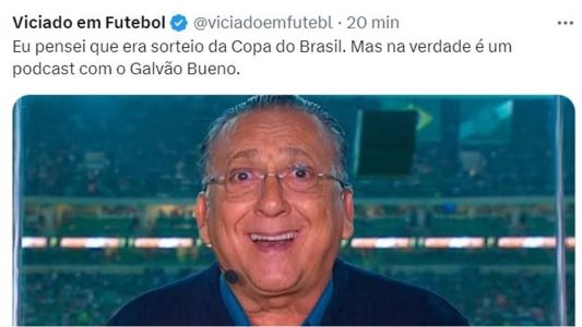 Galvão vira meme nas redes sociais