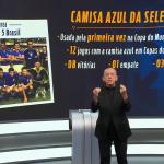 Galvão Bueno detona camisa vermelha do Brasil para Copa de 2026: 'Crime'