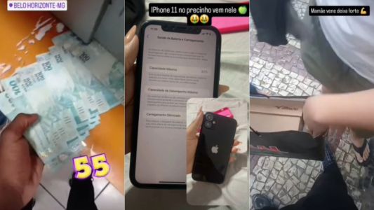 Trio da ‘Gang da Maçã' é preso em BH por roubo de celulares; mulher foi flagrada com oito aparelhos