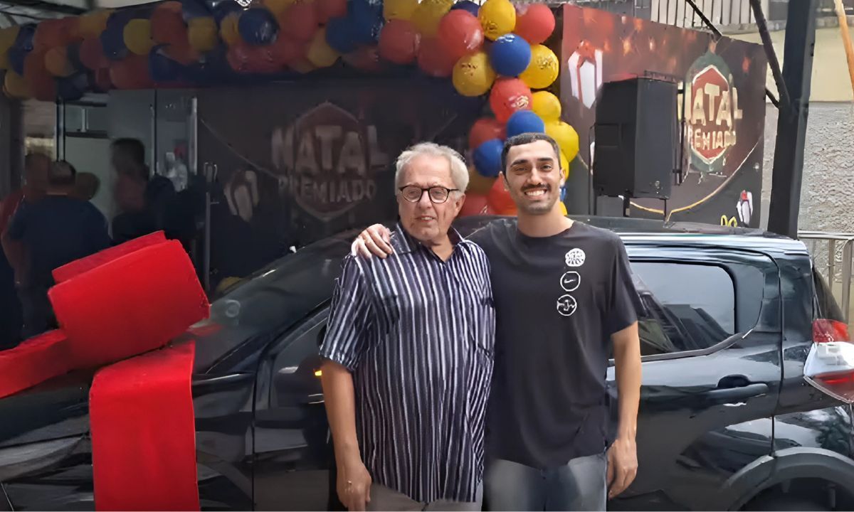 'Susto de alegria e satisfação', diz ganhador de carro na Campanha Natal Premiado em Juiz de Fora