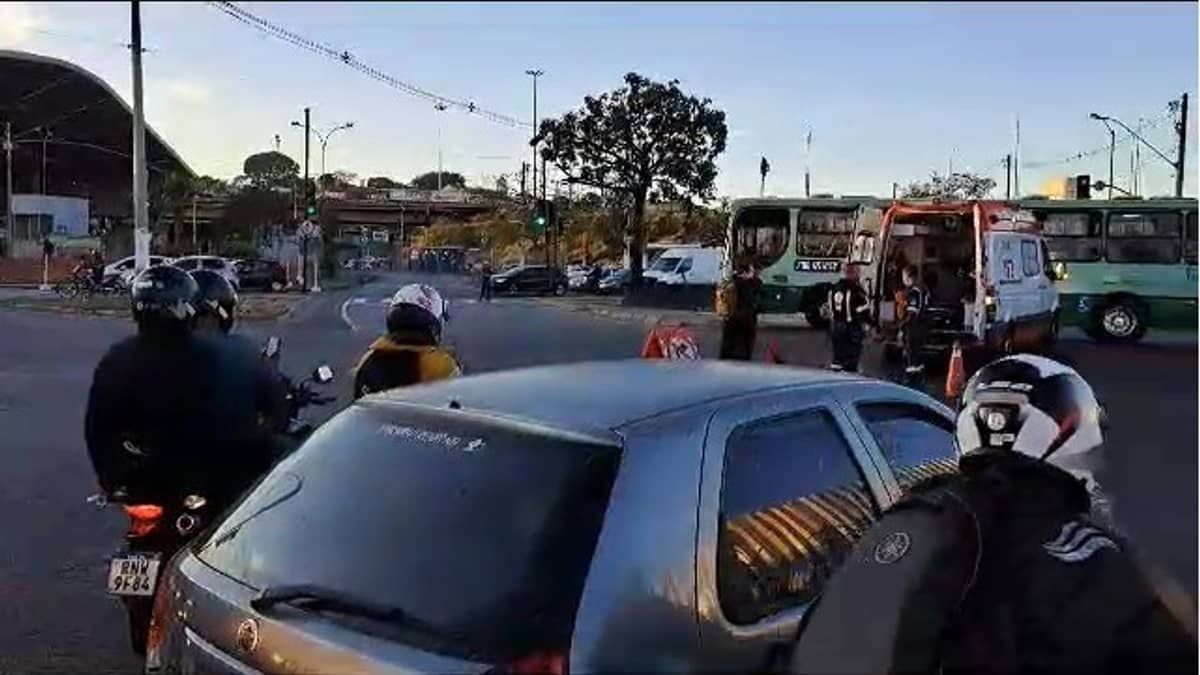 Gari morre atropelado na av. Cristiano Machado, próximo à Estação São Gabriel, em BH 