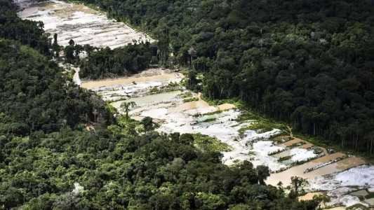 Garimpos ilegais foram destruídos em operação
