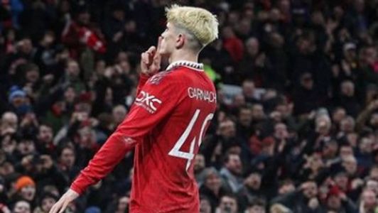 Garnacho, promessa do United, ganhou a confiança do técnico Erik Ten Hag