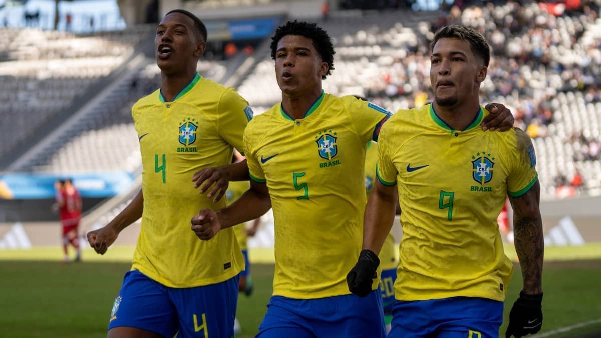 Brasil goleia Tunísia e avança às quartas do Mundial sub-20