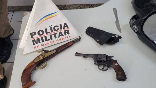 Garrucha utilizada no crime foi apreendida pela Polícia Militar