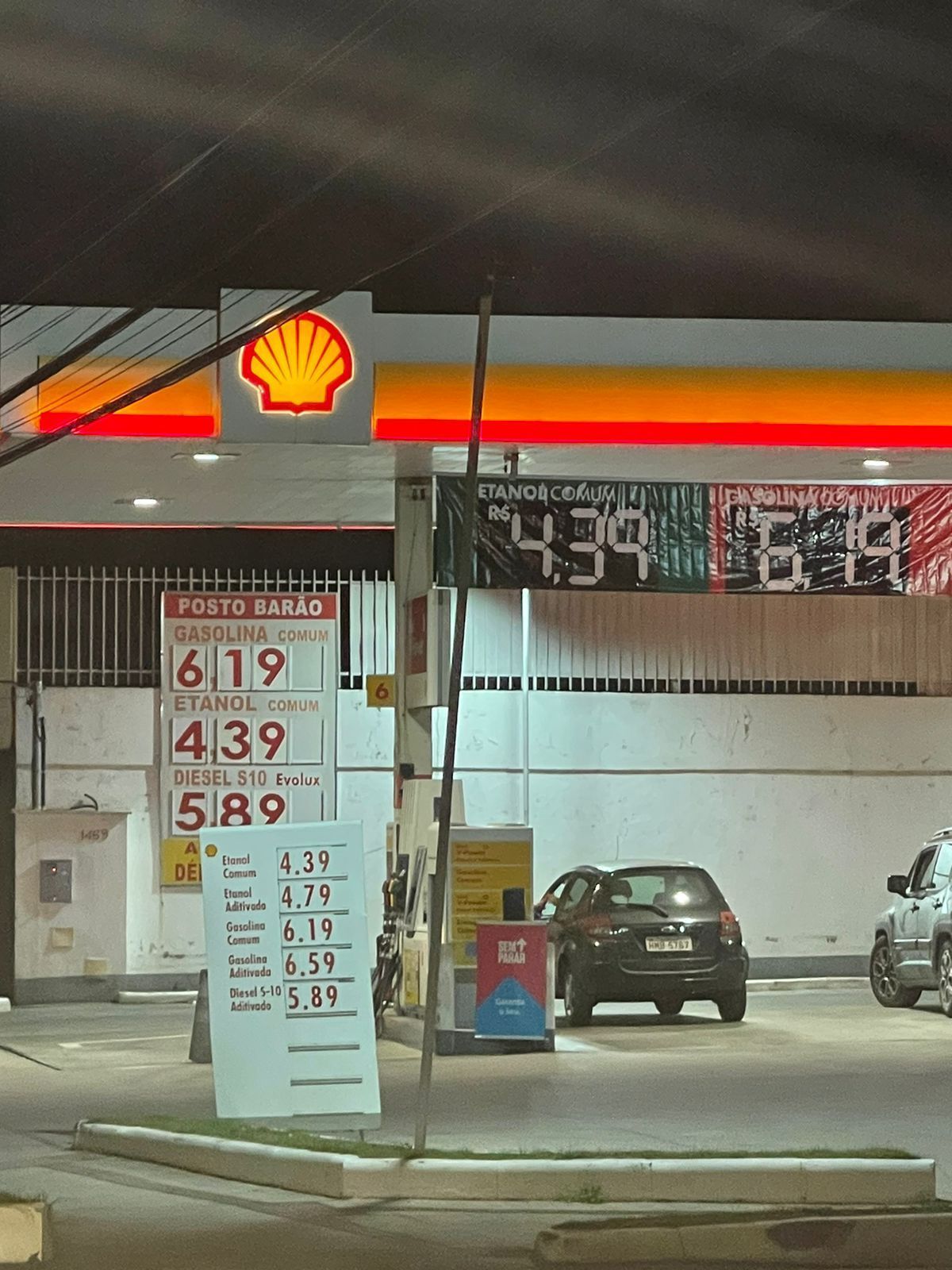 Motoristas encontram gasolina a R$ 6,19 em postos de Belo Horizonte