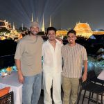 Weverton e Raphael Veiga, do Palmeiras, se encontram do outro lado do mundo nas férias