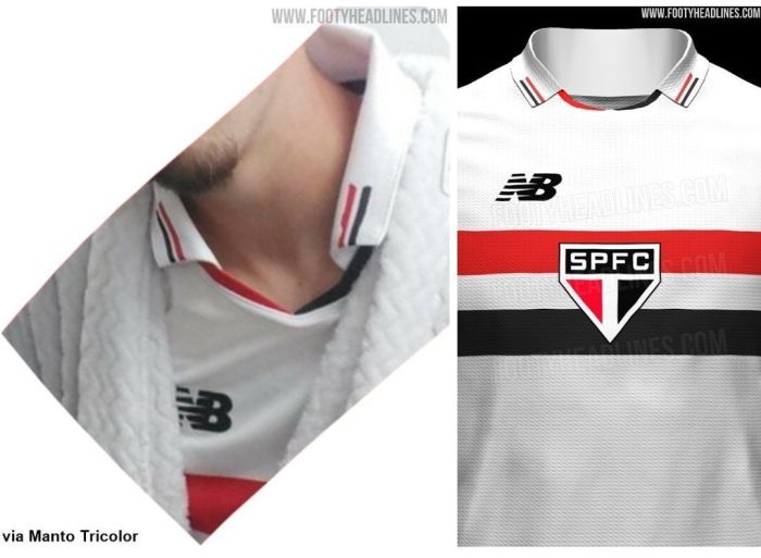Site vaza supostas novas camisas do São Paulo para 2024