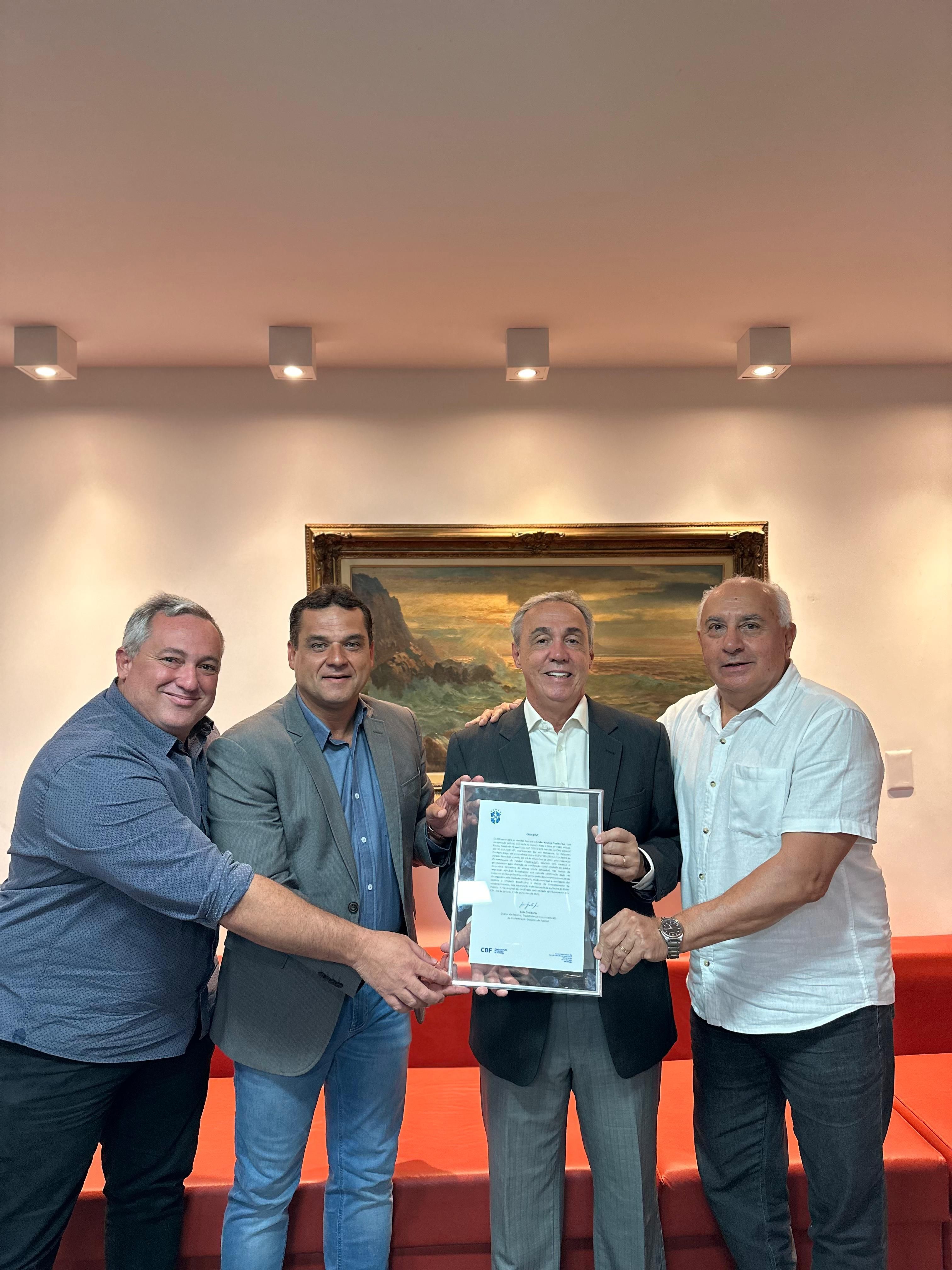 Após oito anos, Náutico recupera junto à CBF o Certificado de Clube Formador