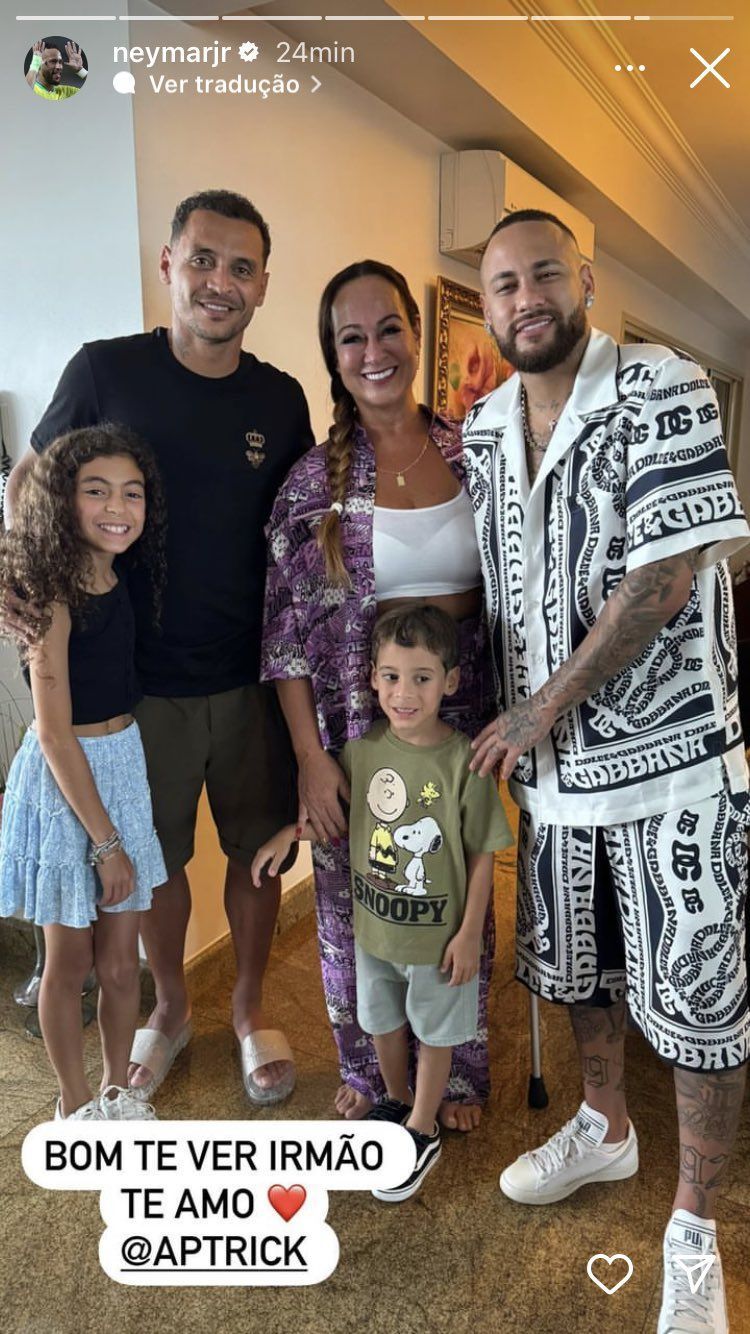 Neymar no Inter? Colorados brincam com o encontro de Alan Patrick com o amigo