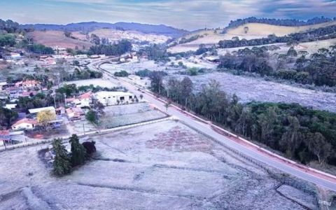 Geadas ocorrem com frequência em Maria da Fé