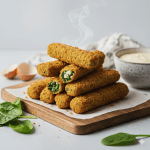 Como fazer palitos de espinafre crocantes e saudáveis sem fritar ou enfarinhar