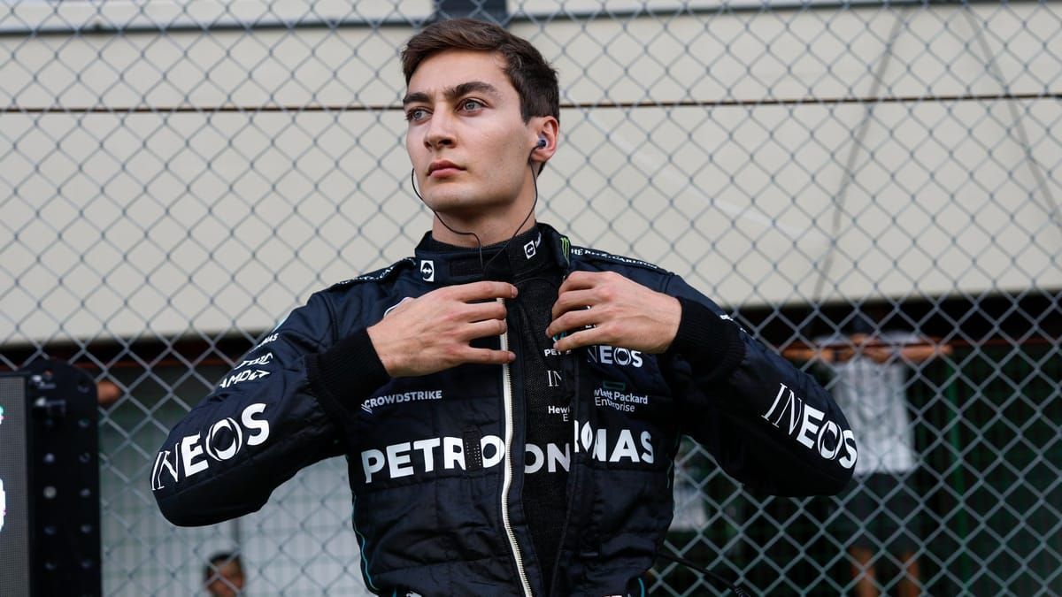 Russell lidera 3º treino livre para o GP da Inglaterra de F-1, desta vez em pista molhada