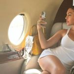 Georgina mostra interior do jato particular de Cristiano Ronaldo; veja imagens