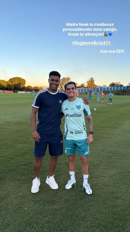 Geovanne Jesus, atualmente no futebol dos Estados Unidos, esteve na Toca da Raposa II