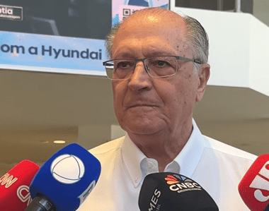 Geraldo Alckmin neste sábado (4), em Brasília