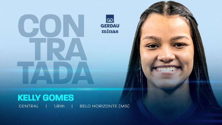 Gerdau Minas anuncia jovem central para a Superliga Feminina 2024/25