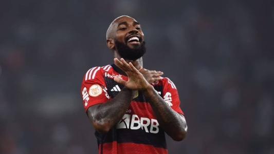 Gerson marcou na goleada do Flamengo sobre o Vasco