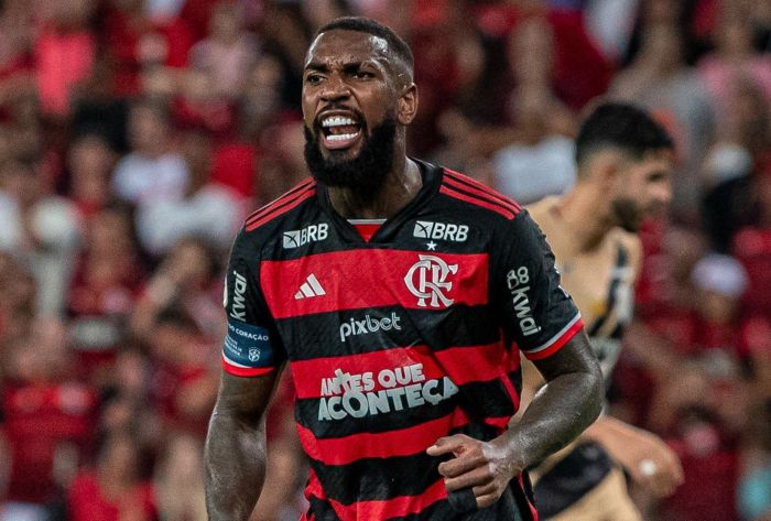 Gerson marcou gol da vitória do Flamengo sobre o Athletico-PR