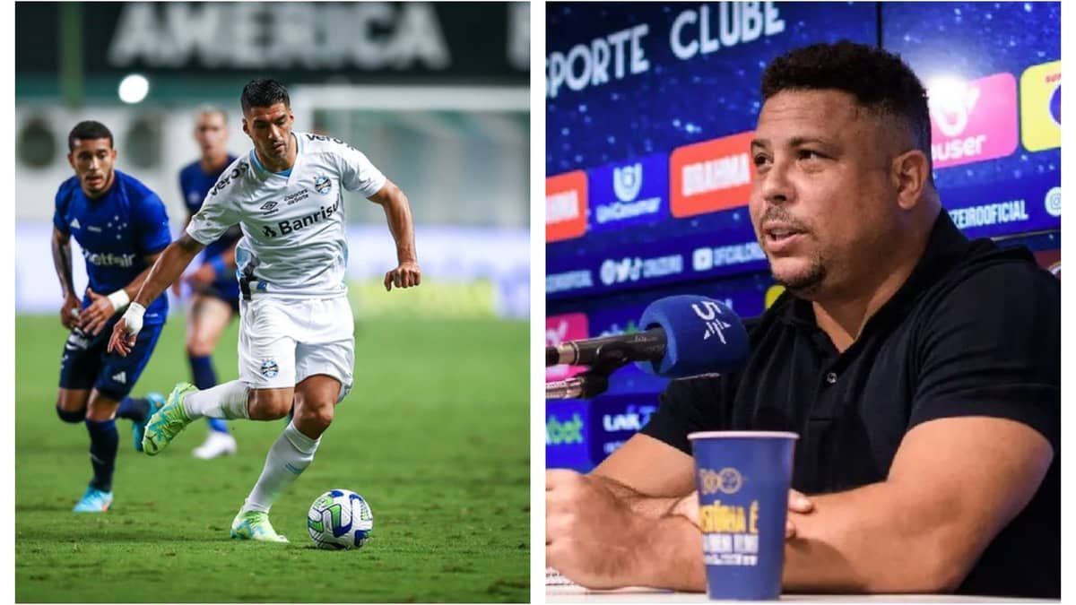 Ronaldo elogia Luis Suárez antes de duelo entre Cruzeiro e Grêmio 