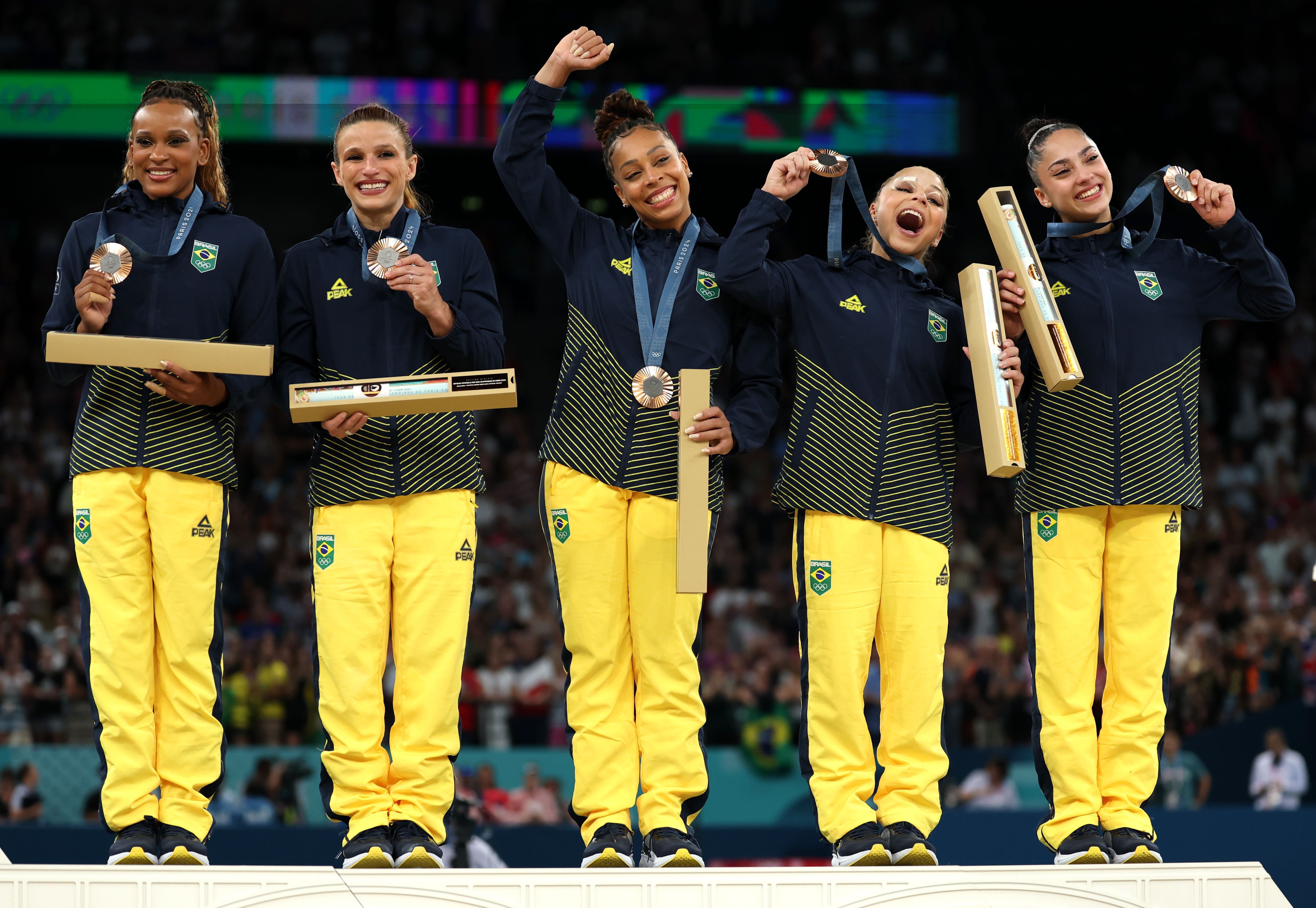 Paris 2024: Brasil encerra competições na Ginástica Artística com recorde de medalhas