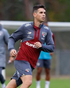 Oscar em treino do São Paulo