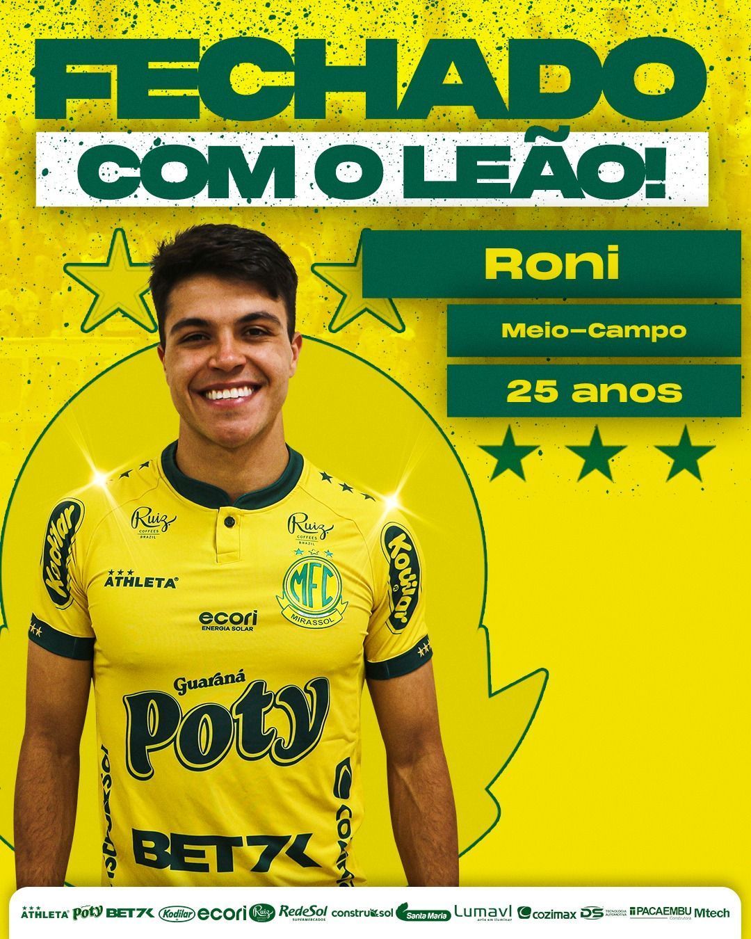 Clube da Série A anuncia contratação do volante Roni, ex-Corinthians