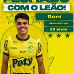 Clube da Série A anuncia contratação do volante Roni, ex-Corinthians