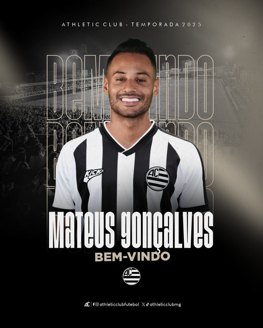 Athletic oficializa contratação de atacante ex-Fluminense e América
