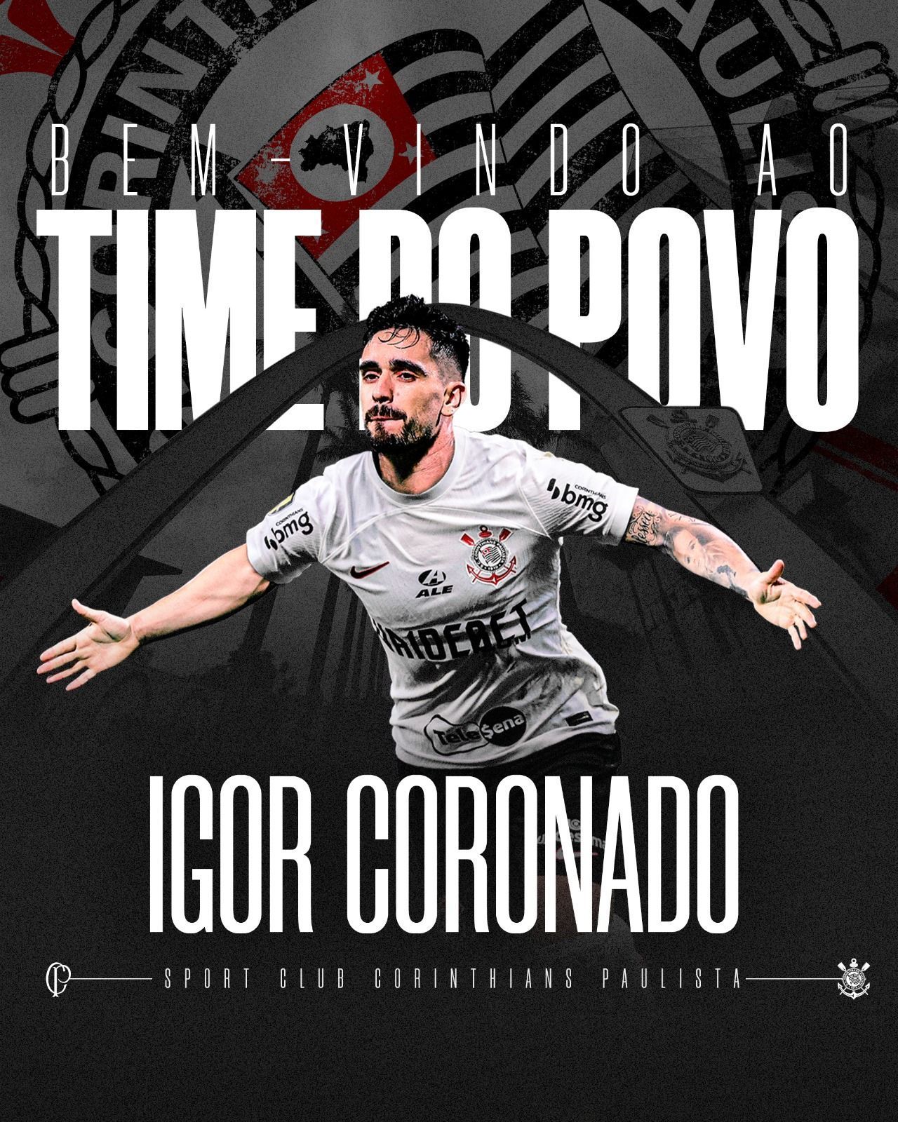 Corinthians oficializa contratação do meia Igor Coronado
