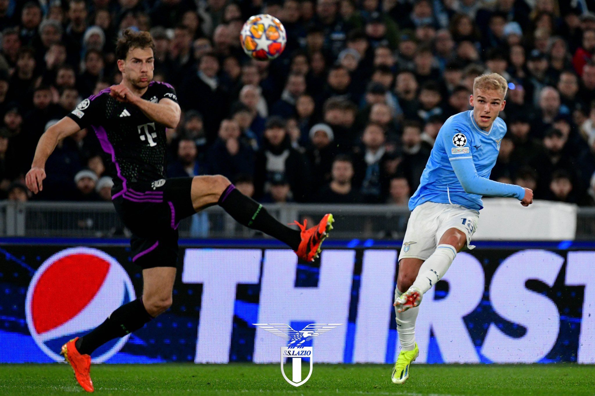 Immobile marca, e Lazio abre vantagem sobre o Bayern nas oitavas da Liga dos Campeões