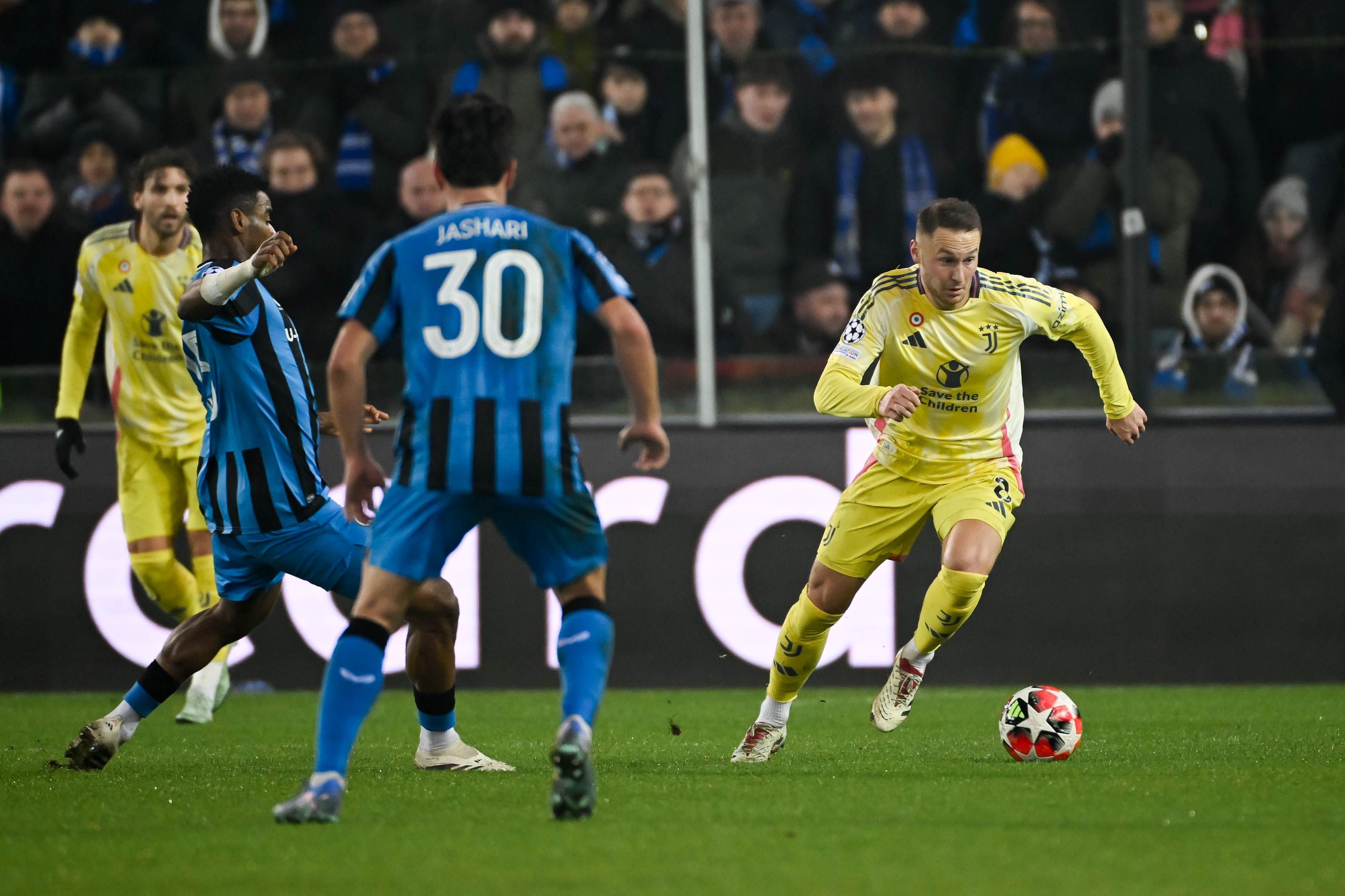 Fora de casa, Juventus só empata com Club Brugge pela Champions League