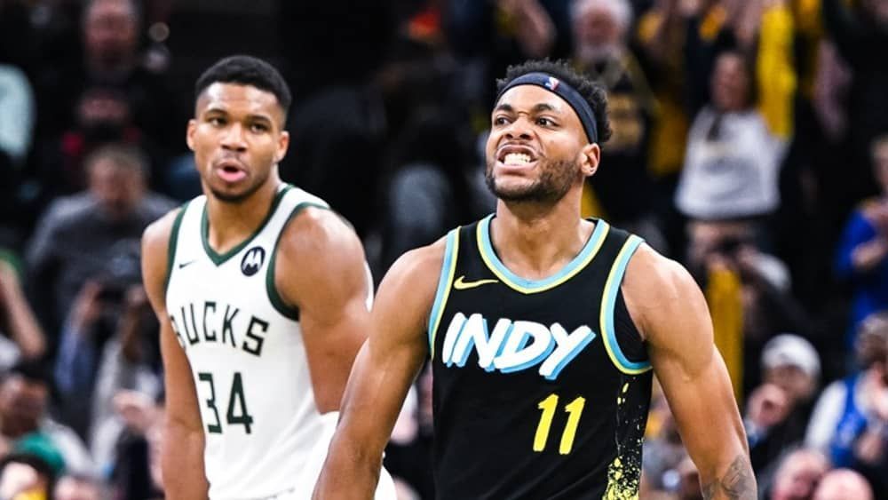 NBA: Pacers ofusca show de Antetokounmpo e vence Bucks