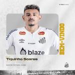 Santos anuncia contratação de Tiquinho Soares, ex-atacante do Botafogo